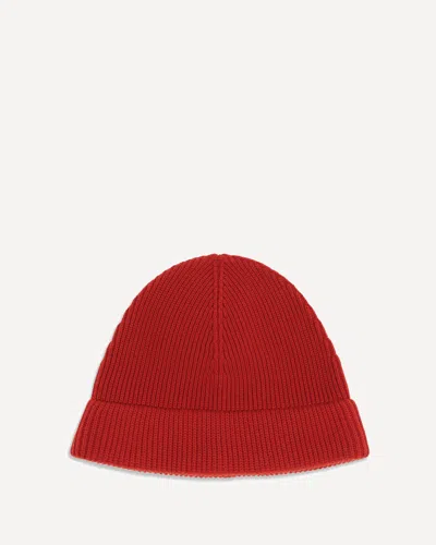 Loro Piana Sloop Beanie Hat In Red