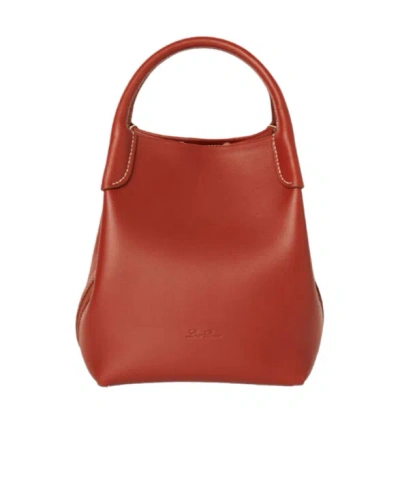 Loro Piana Small Bale Shoulder Bag In Brown