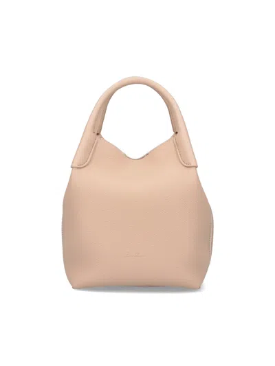 Loro Piana Small Bucket Bag "bale" In Sand