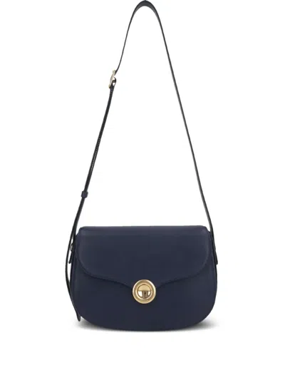 Loro Piana Small Ghiera Shoulder Bag In Blue