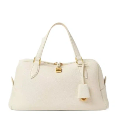Loro Piana Small Needle Handbag In Neutral
