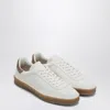 Loro Piana Tennis Walk Suede-trimmed Leather Sneakers In Multi
