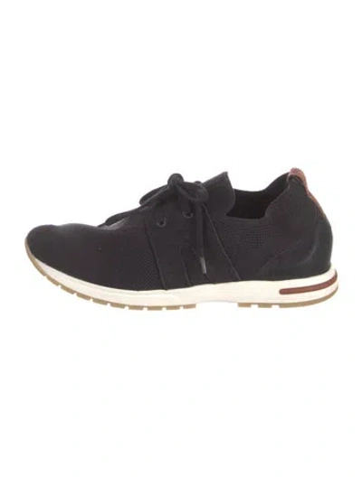 Pre-owned Loro Piana Sock Sneakers In Blue