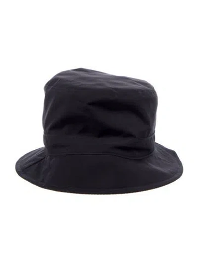 Pre-owned Loro Piana Solid Bucket Hat In Black
