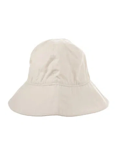 Pre-owned Loro Piana Solid Bucket Hat In Neutral