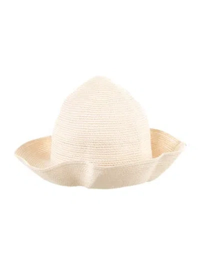 Pre-owned Loro Piana Solid Sun Hat In Neutral