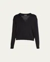 Loro Piana Silk And Cotton Sweater In 8000 Black