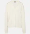 Loro Piana Sorbonne Silk And Cotton Polo Shirt In White