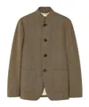 Loro Piana Spagna Jacket In Brown Chevron