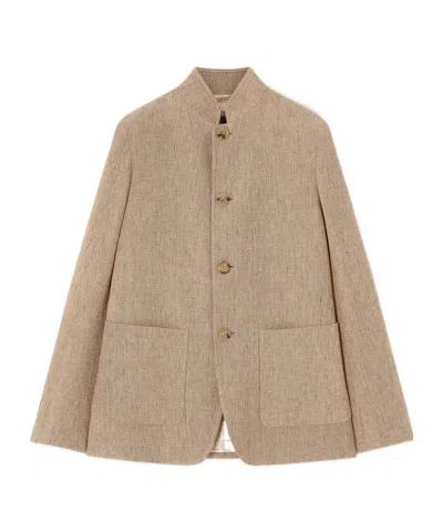 Loro Piana Spagna Jacket In Nude