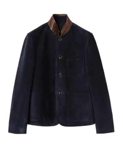 Loro Piana Spagna Mini Jacket In Blue