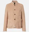 Loro Piana Spagna Mini Linen And Cotton Terry Jacket In Beige