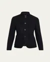 Loro Piana Spagna Patch Pocket Cashmere Jacket In Black