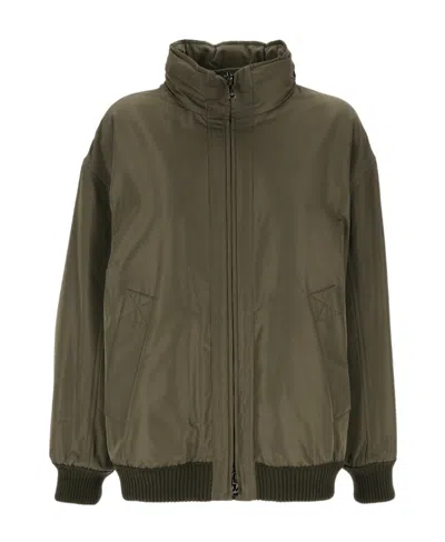 LORO PIANA STAND COLLAR DOUBLE-SIDED ZIPPER JACKET
