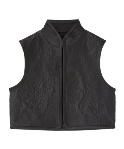 Loro Piana Stand-neck Vest In Black