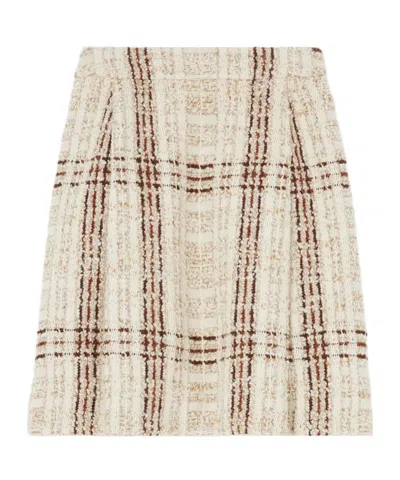 Loro Piana Stefanie Skirt In Neutral