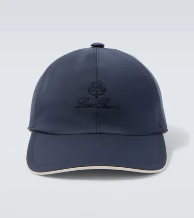 Loro Piana Storm System® Baseball Cap In Blue