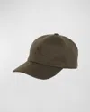 Loro Piana Storm System Cashmere Baseball Hat In 510x Coal Green