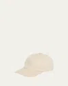 Loro Piana Storm System Cashmere Baseball Hat In A193 Natural Melange