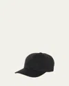 Loro Piana Storm System Cashmere Baseball Hat In M047 Black-grey Mela