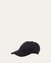 Loro Piana Storm System Cashmere Baseball Hat In Navy