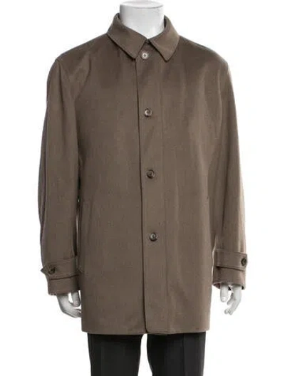Pre-owned Loro Piana 'storm System' Cashmere Coat In Brown