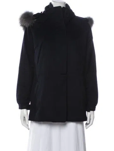 Pre-owned Loro Piana Storm System Cashmere Down Jacket In Black