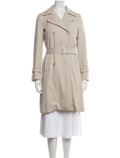 Pre-owned Loro Piana Storm System Cashmere Trench Coat In Neutrals