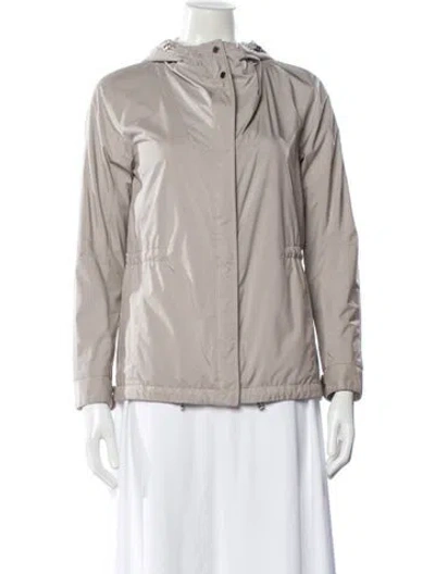 Pre-owned Loro Piana Storm System Jacket In Gray