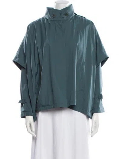 Pre-owned Loro Piana Storm System Nylon Jacket In Blue