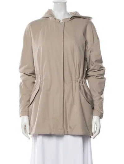 Pre-owned Loro Piana Storm System Nylon Jacket In Neutrals