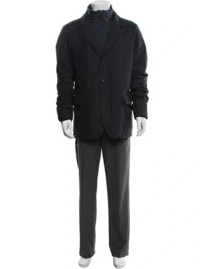 Pre-owned Loro Piana Storm System Parka In Blue