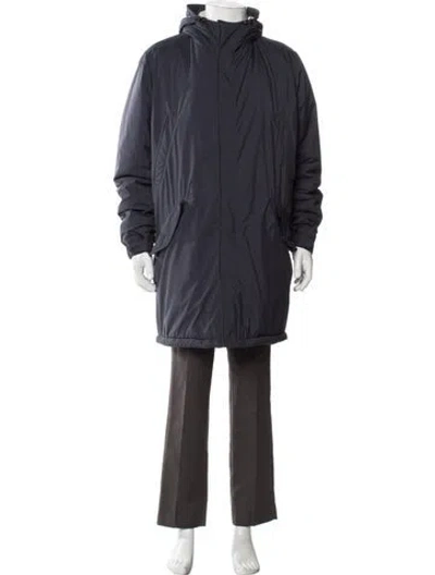 Pre-owned Loro Piana Storm System Parka In Blue