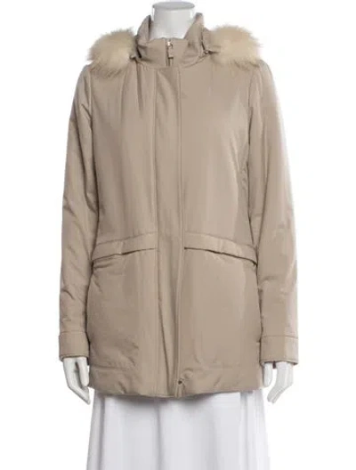 Pre-owned Loro Piana Storm System Parka In Neutrals