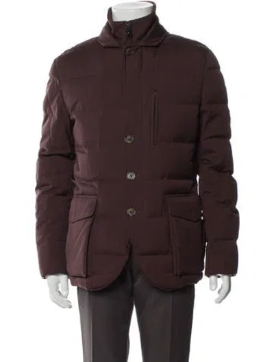 Pre-owned Loro Piana Storm System Puffer Coat In Brown