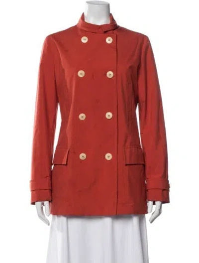 Pre-owned Loro Piana 'storm System Rain And Wind Protection' Coat Coat In Orange