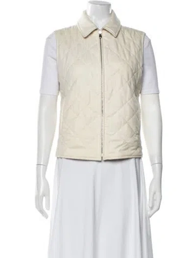 Pre-owned Loro Piana Storm System Reversible Cashmere Vest In Neutral