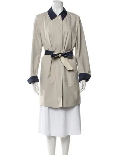 Pre-owned Loro Piana Storm System Reversible Coat In Neutral