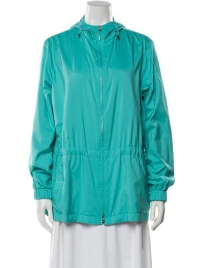 Pre-owned Loro Piana Storm System Reversible Jacket In Blue