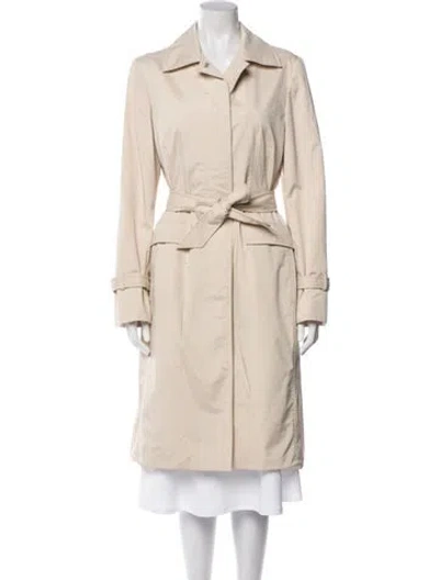 Pre-owned Loro Piana Storm System Trench Coat In Neutral