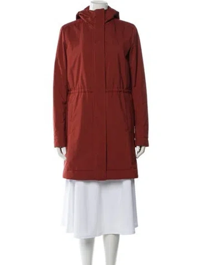 Pre-owned Loro Piana Storm System Trench Coat In Red