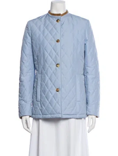 Pre-owned Loro Piana Storm System Utility Jacket In Blue