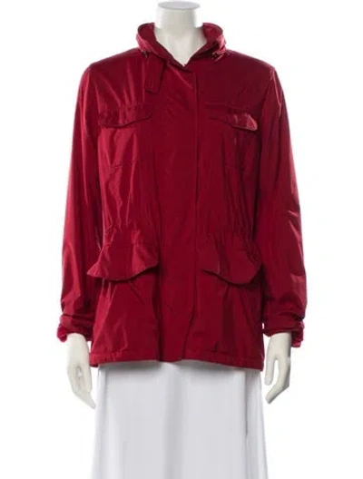 Pre-owned Loro Piana Storm System Utility Jacket In Red