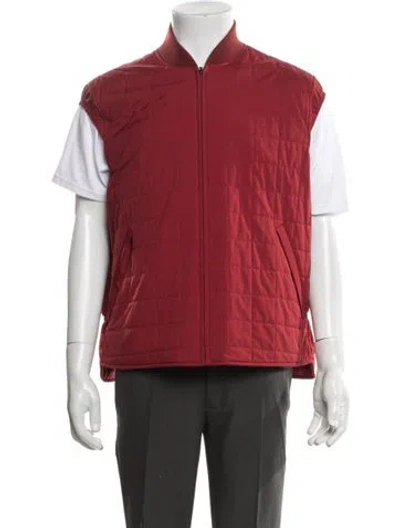 Pre-owned Loro Piana Storm System Vest In Red