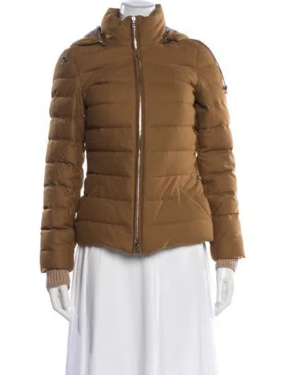 Pre-owned Loro Piana Storm System Virgin Wool Down Jacket In Brown