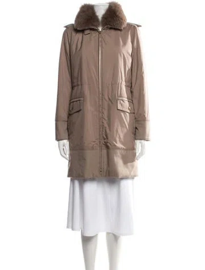 Pre-owned Loro Piana Storm System Wool Parka In Neutrals