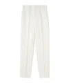 Loro Piana Straight Casual Pants In White