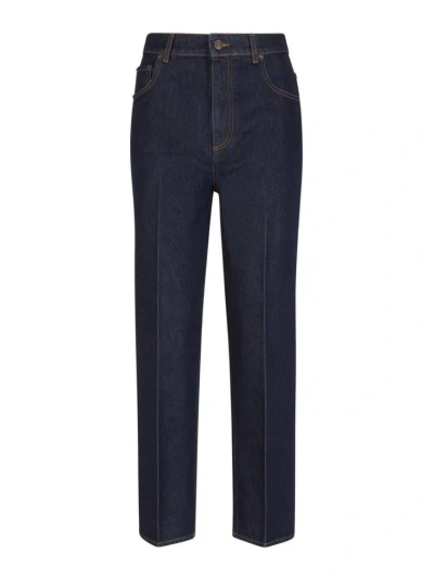 Loro Piana Straight Fit Jeans In Blue