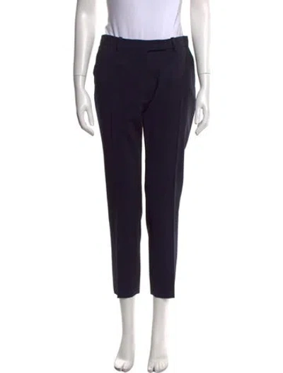 Pre-owned Loro Piana Straight Leg Pants In Black
