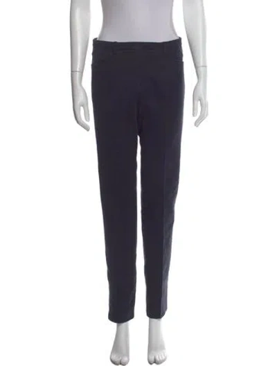 Pre-owned Loro Piana Straight Leg Pants In Blue